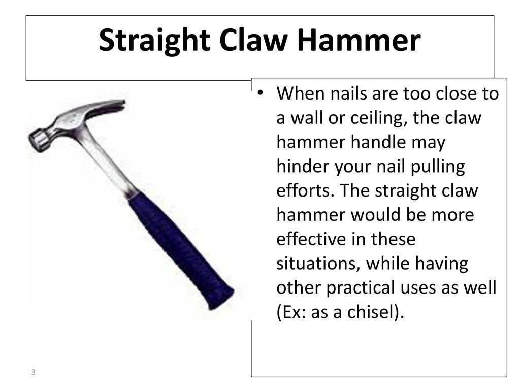 Claw hammer deals used for